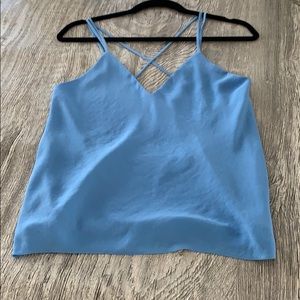 Ralph Lauren blue criss cross shell S